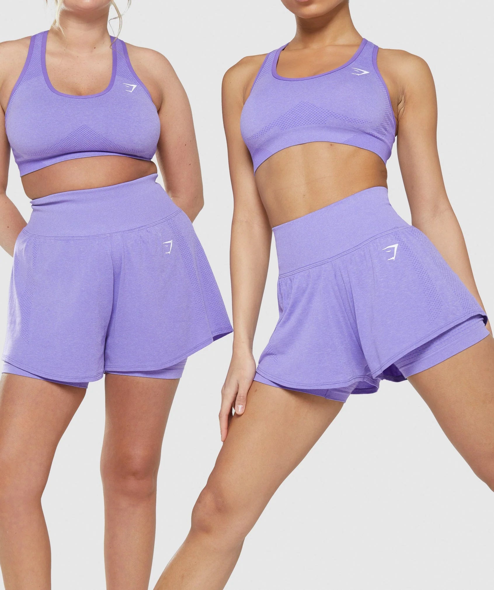Vital Seamless 2.0 2-in-1 Shorts - Purple