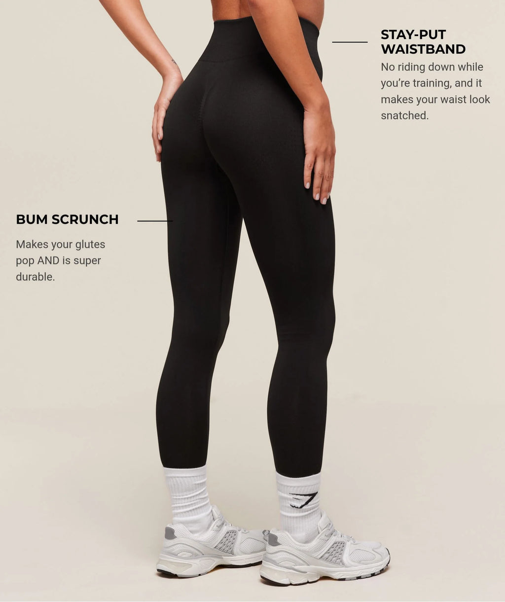 Vital Soft Leggings . Black
