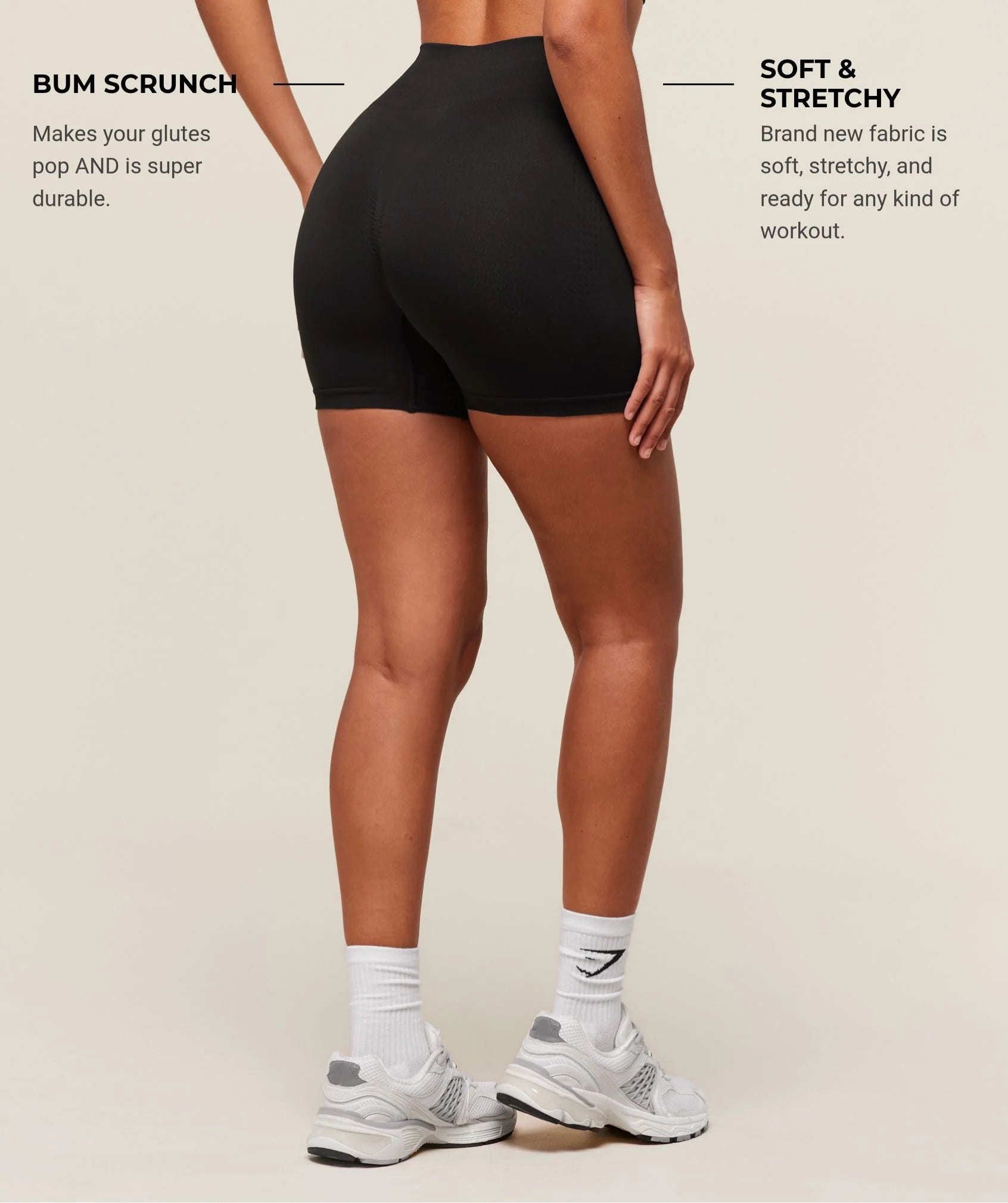 Vital Soft Shorts -  Black