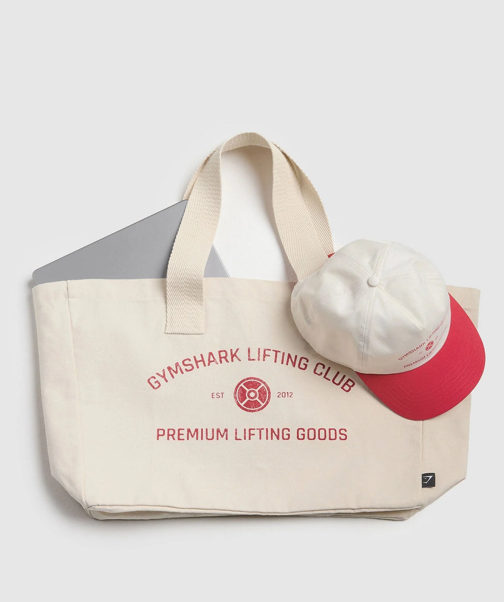 Weight Plate Oversized Tote