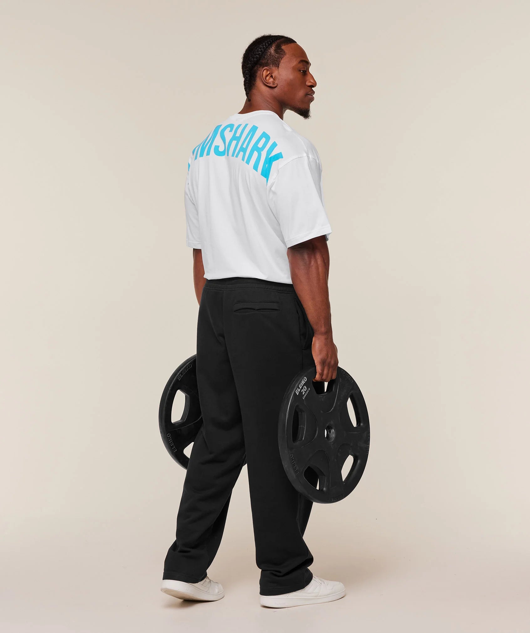 Power T-Shirt - White/GS Brand Blue