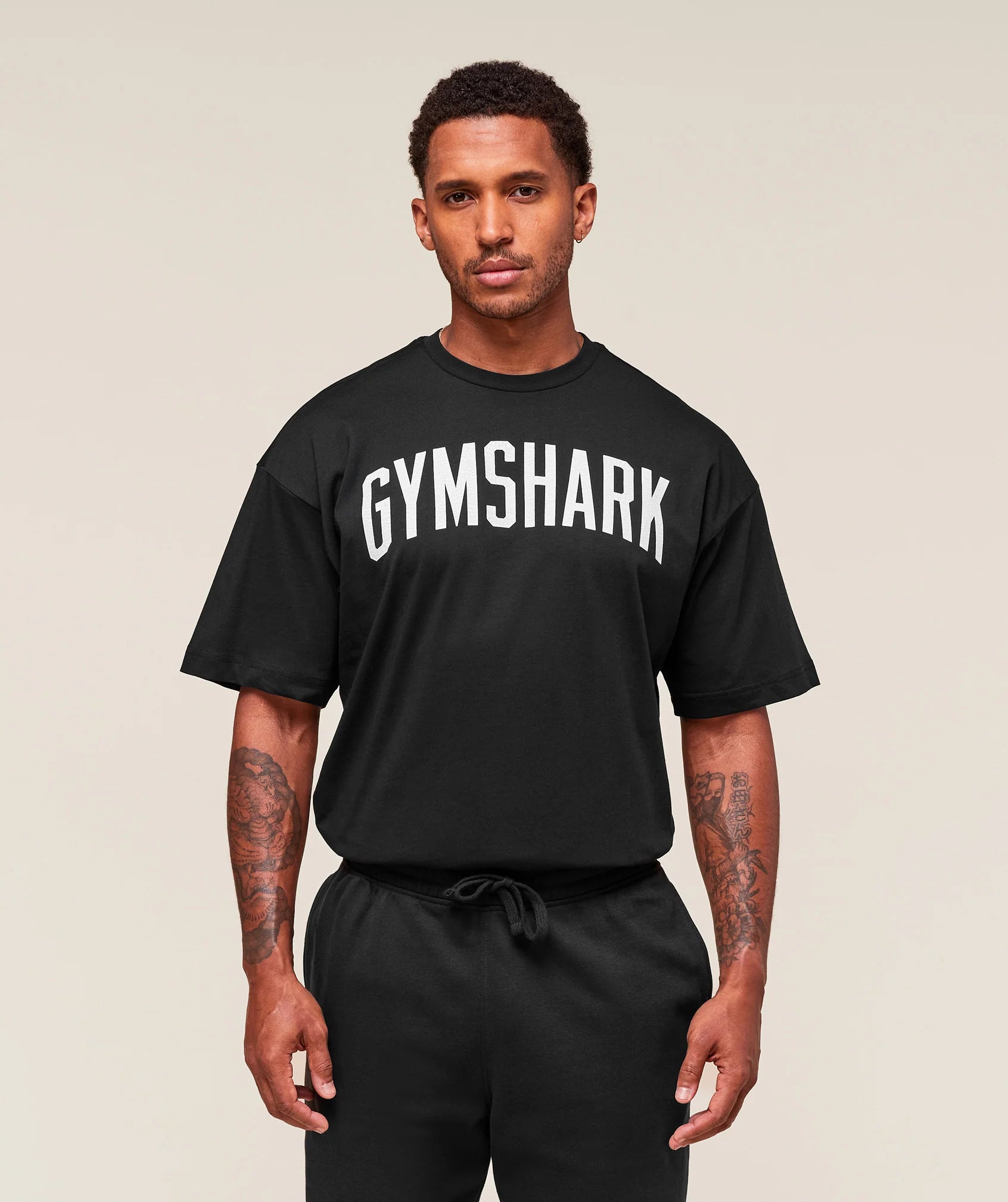 Worn Graphic T-Shirt - Black