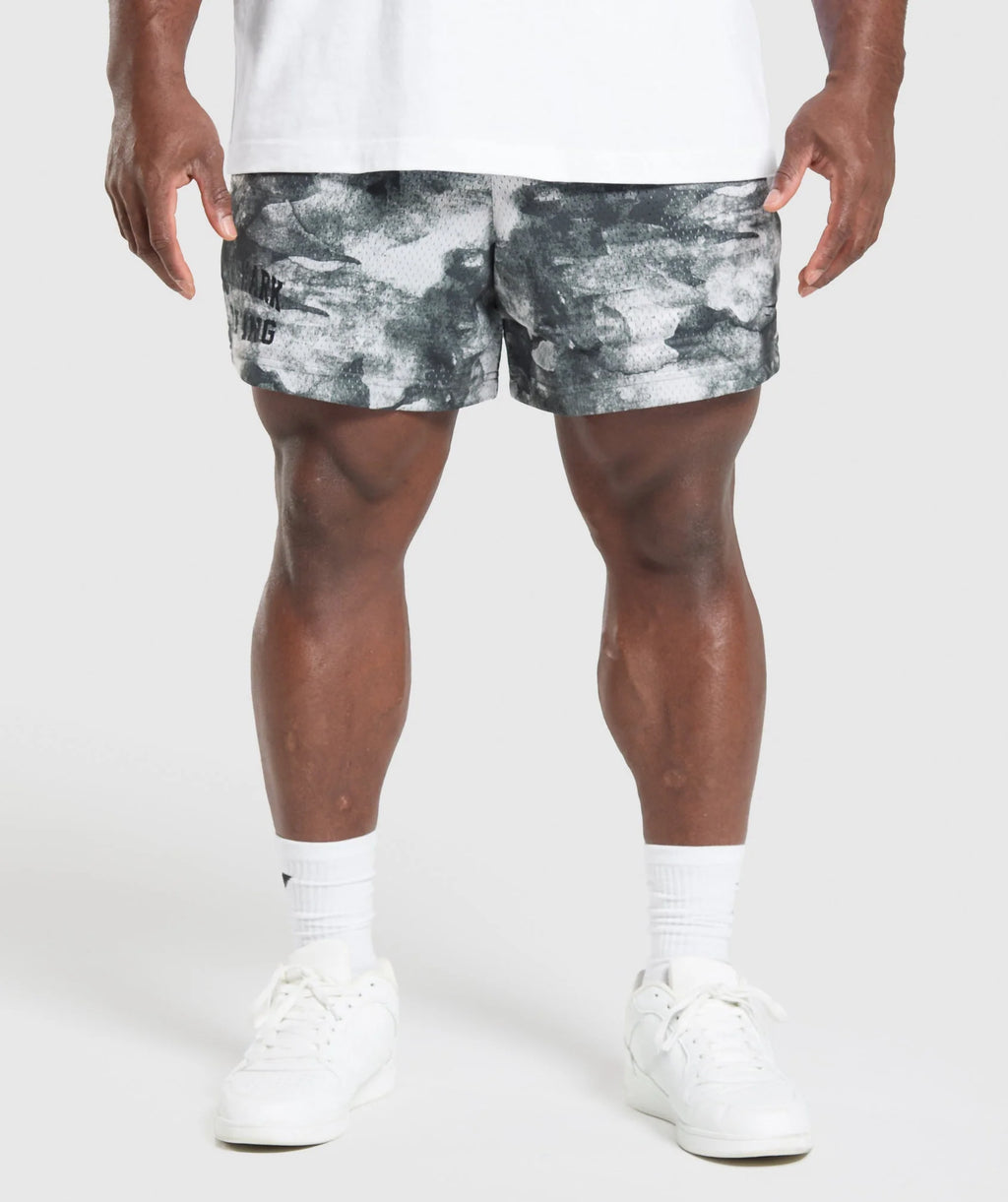 Lifting Mesh 5" Shorts - Metal Grey