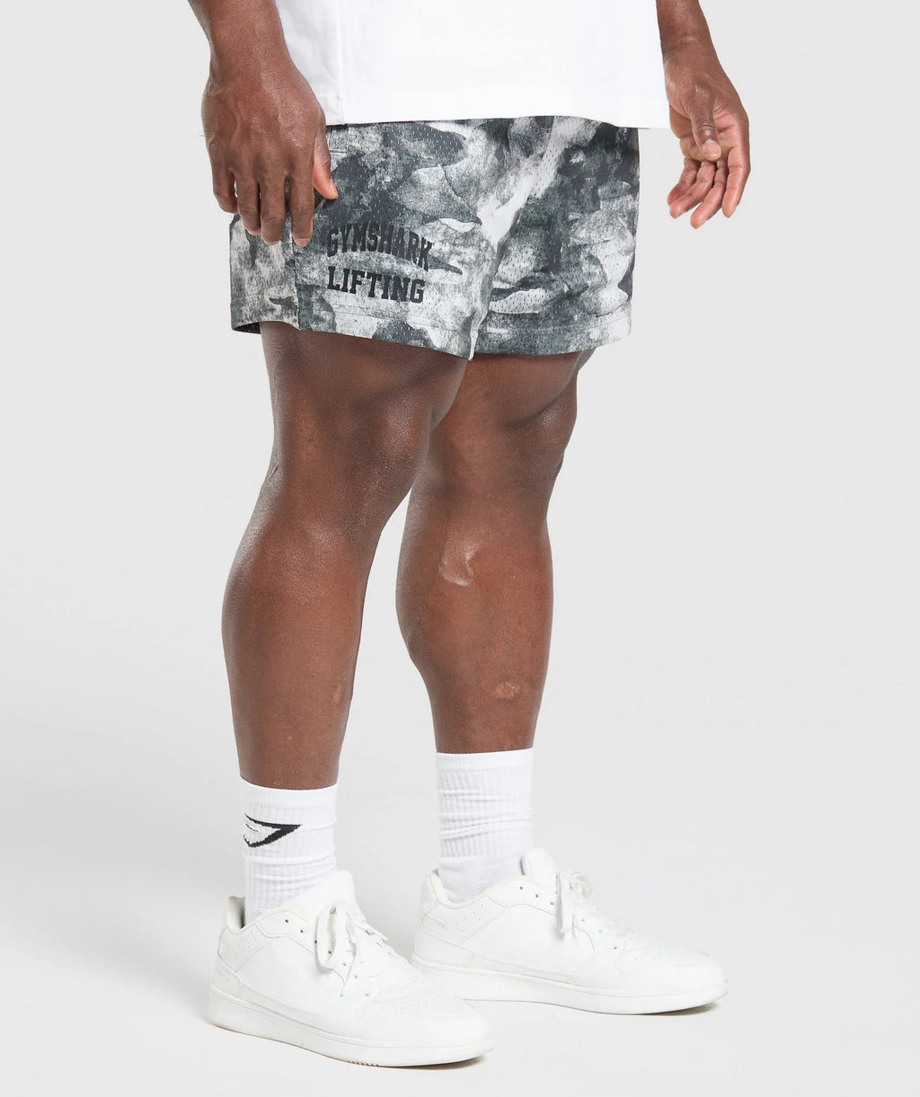 Lifting Mesh 5" Shorts - Metal Grey