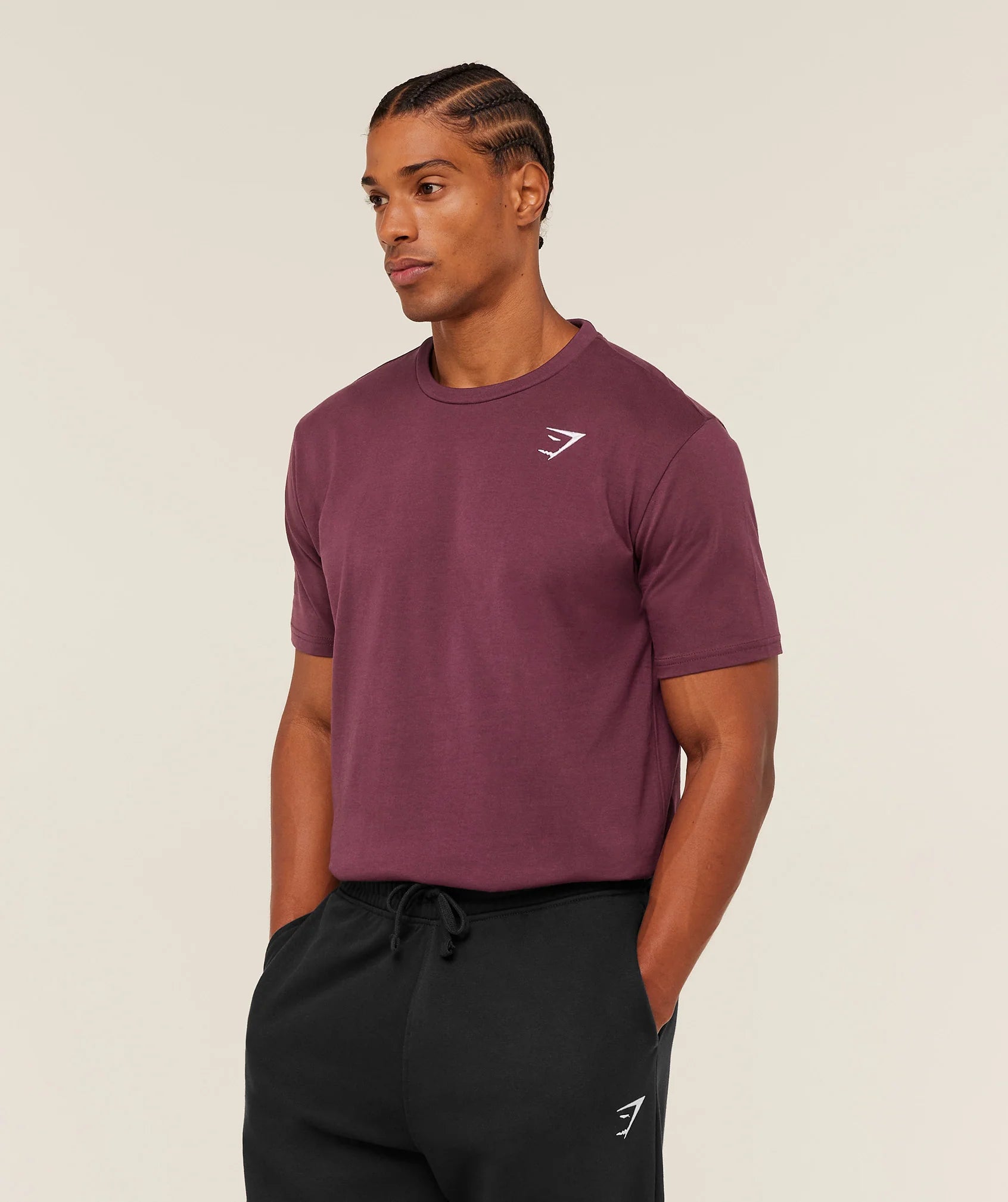 Crest T-Shirt - mpact Burgundy