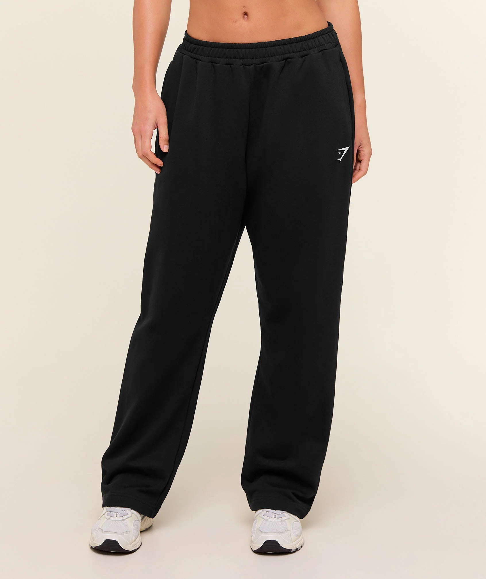 Training Fleece Straight Leg Joggers - Black