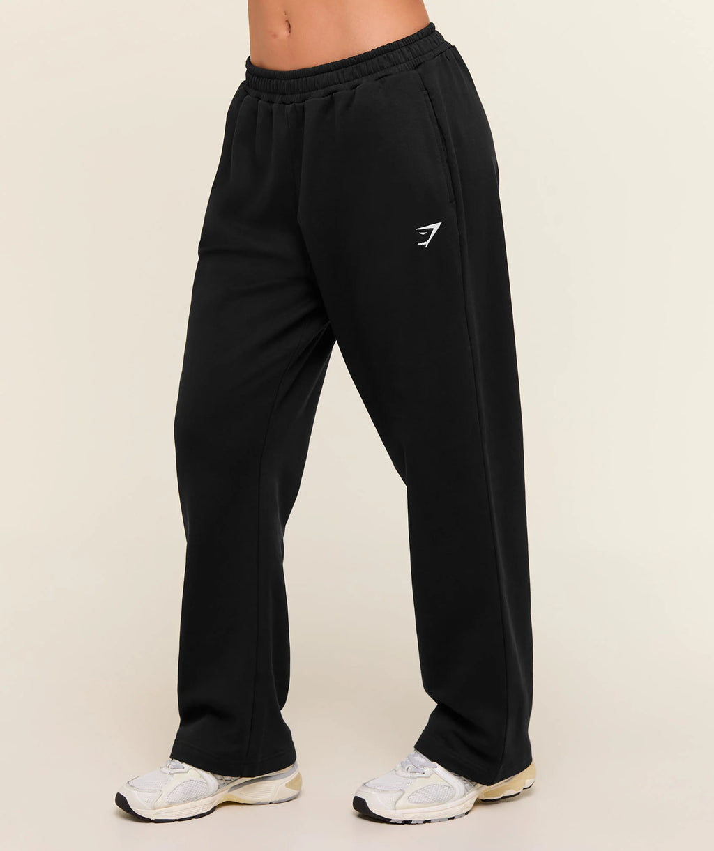 Training Fleece Straight Leg Joggers - Black