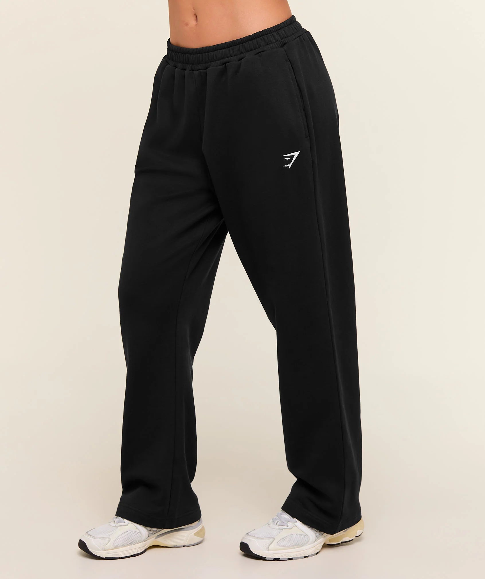 Training Fleece Straight Leg Joggers - Black